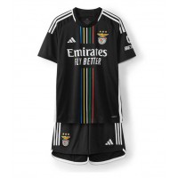 Camisa de Futebol Benfica Equipamento Secundário Infantil 2023-24 Manga Curta (+ Calças curtas)